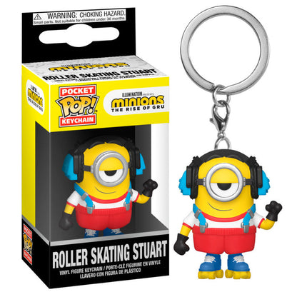 Pocket POP keychain Minions 2 Roller Skating Stuart Nerdscape