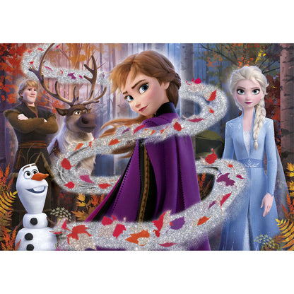 Disney Frozen 2 Glitter Effect puzzle 104pcs Nerdscape