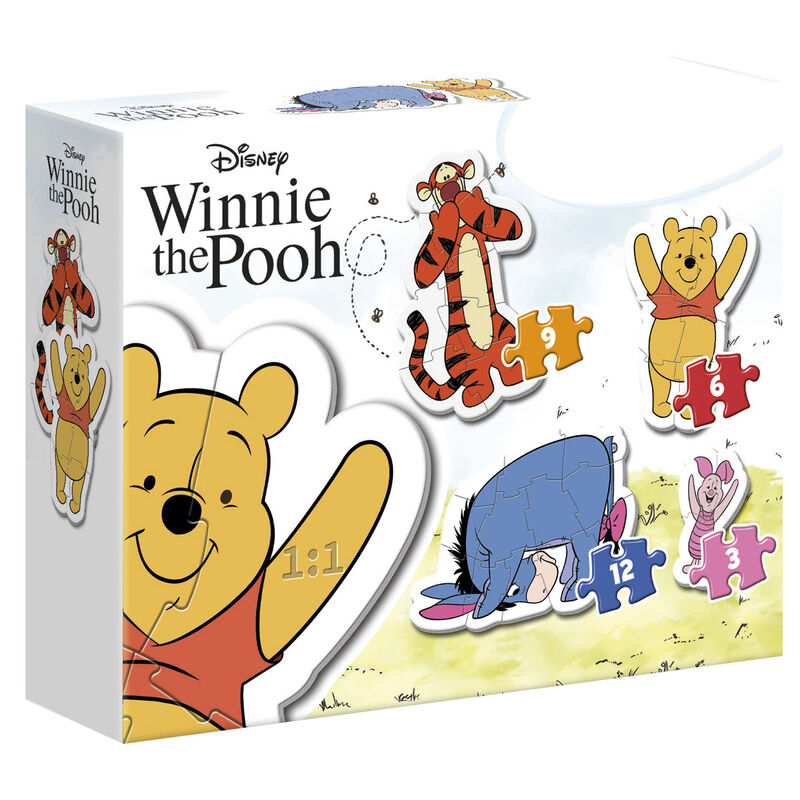 Disney Winnie the Pooh My First Puzzle 3-6-9-12pcs Nerdscape