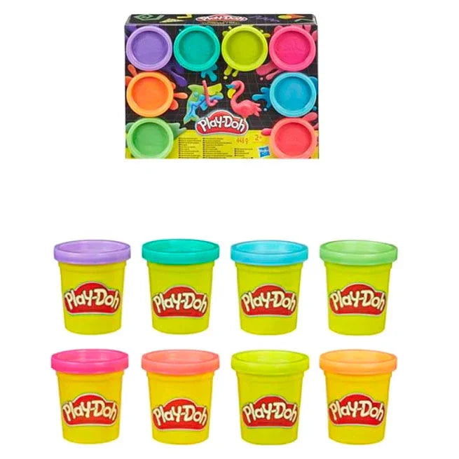 Play-Doh Set 8 Vasetti Modelling Clay - Nerdscape Nerdscape