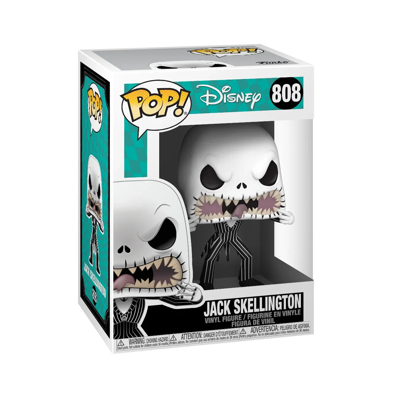 POP figure Disney Nightmare Before Christmas Jack Scary Face Nerdscape