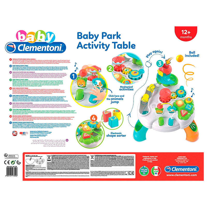 Baby Park Table of Activities Nerdscape