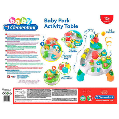 Baby Park Table of Activities Nerdscape