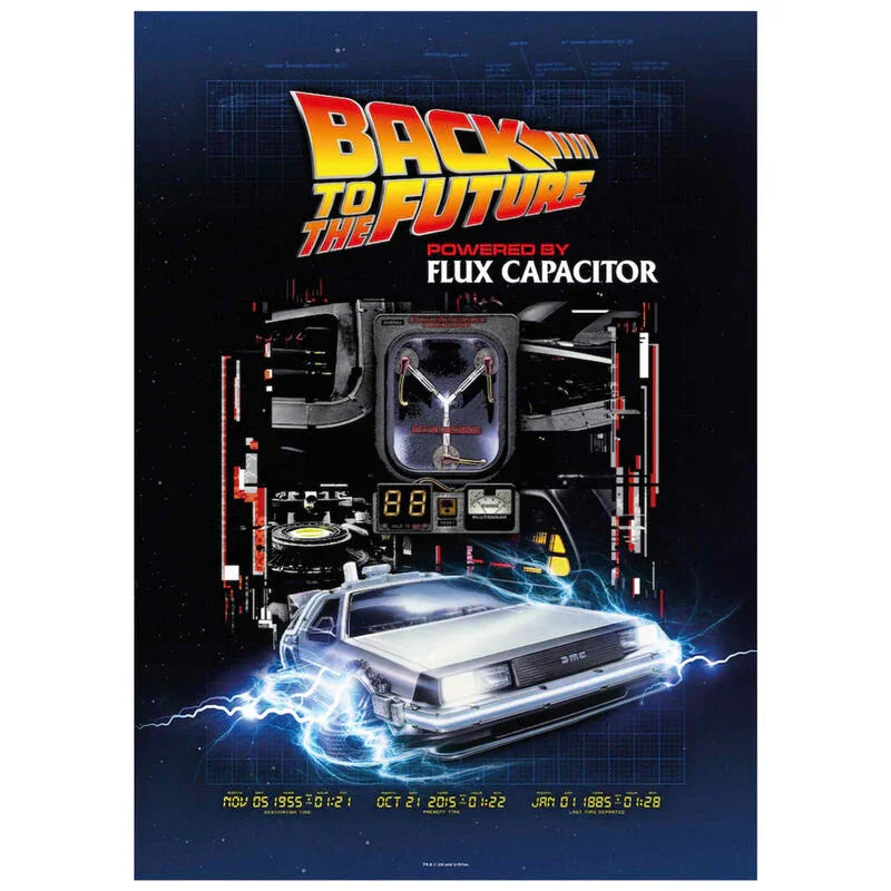 Back to the Future Powered by Flux Capacitor puzzle 1000pcs Nerdscape