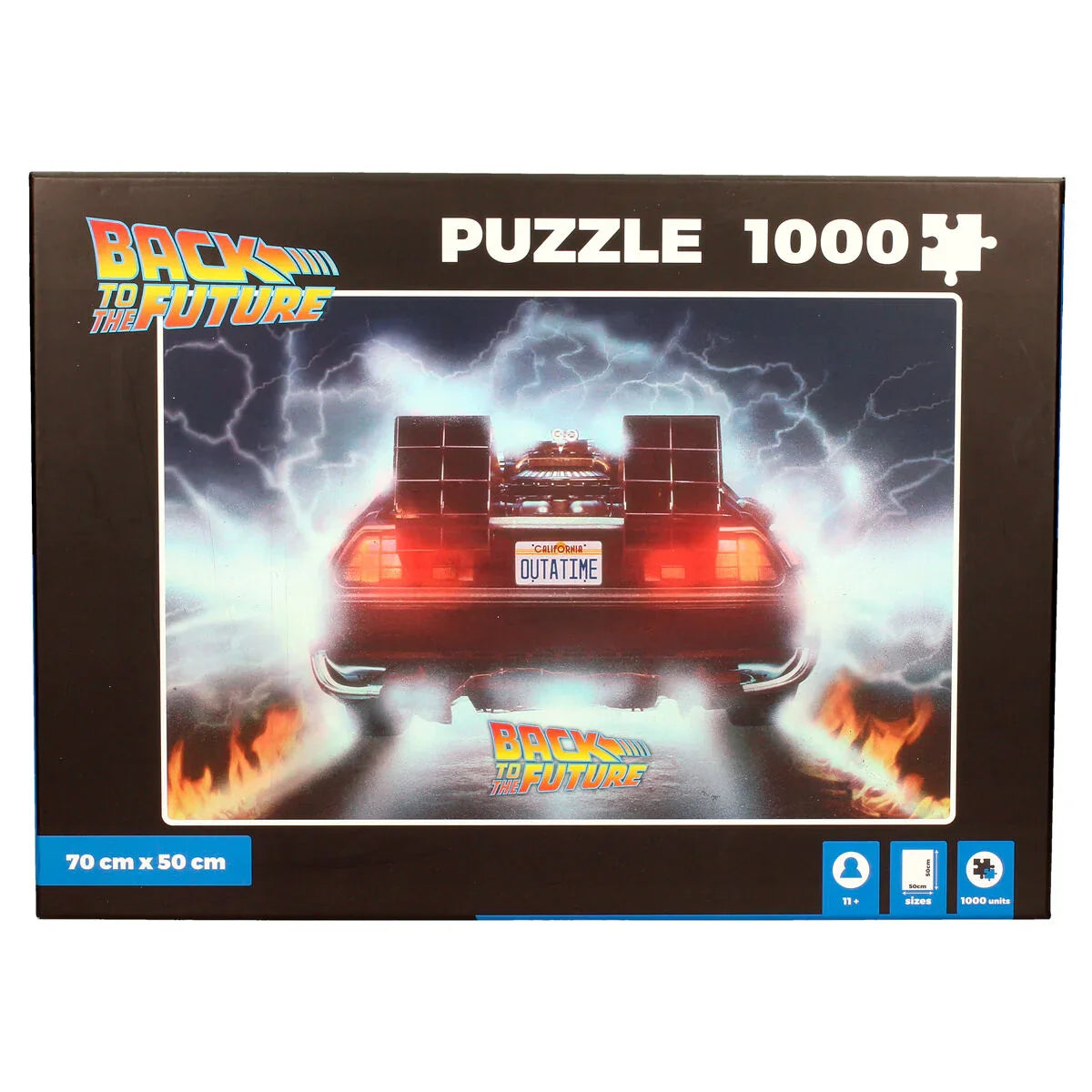 Back to the Future Delorean Out a Time puzzle 1000pcs Nerdscape