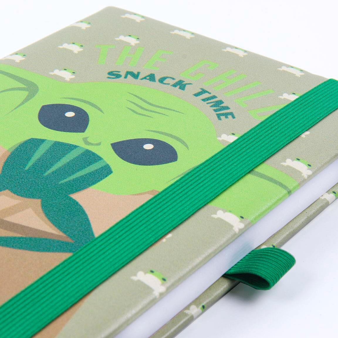 Stars Wars The Mandalorian Yoda Child A5 faux-leather notebook Nerdscape