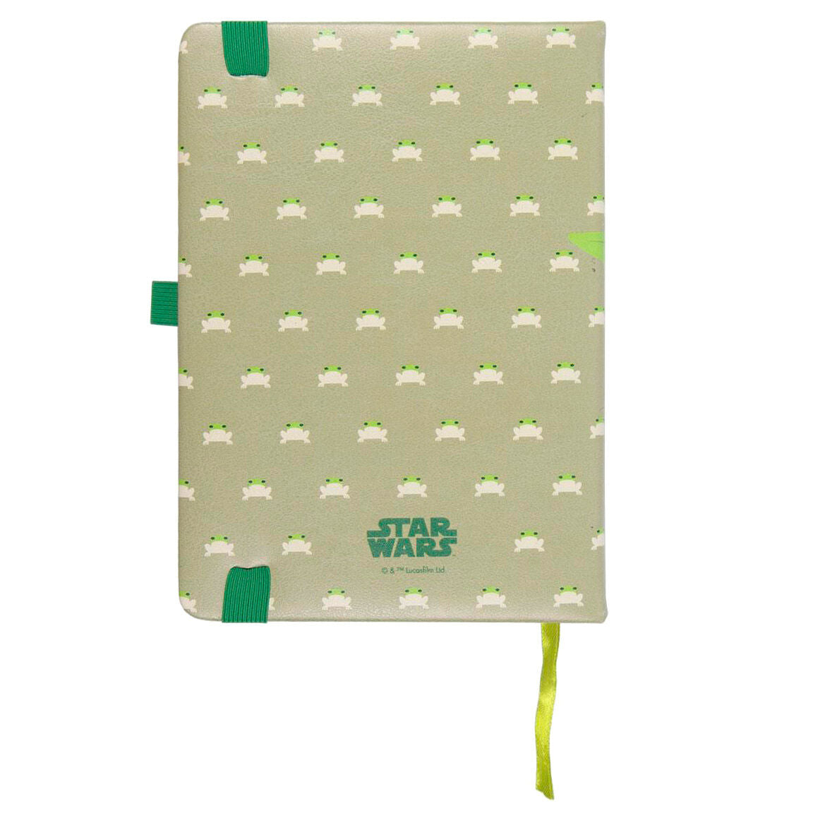 Stars Wars The Mandalorian Yoda Child A5 faux-leather notebook Nerdscape
