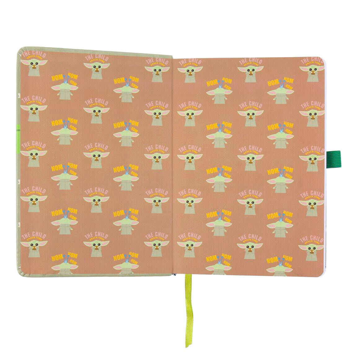 Stars Wars The Mandalorian Yoda Child A5 faux-leather notebook Nerdscape