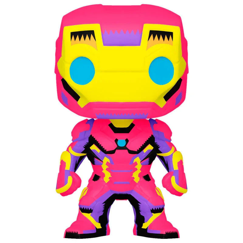 POP figure Marvel Iron Man Black Light Exclusive Nerdscape