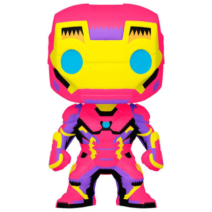 POP figure Marvel Iron Man Black Light Exclusive Nerdscape