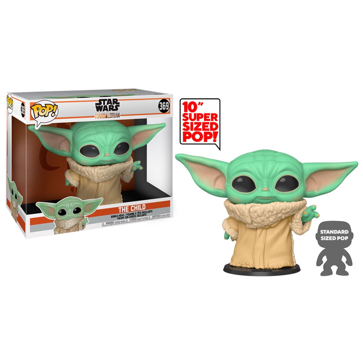 POP figure Star Wars Mandalorian Yoda The Child 25cm - Nerdscape