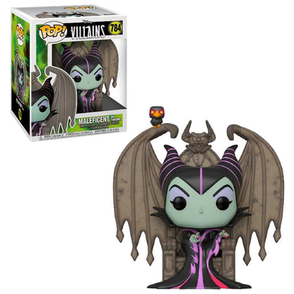 POP figure Disney Villains Maleficent with Throne Nerdscape