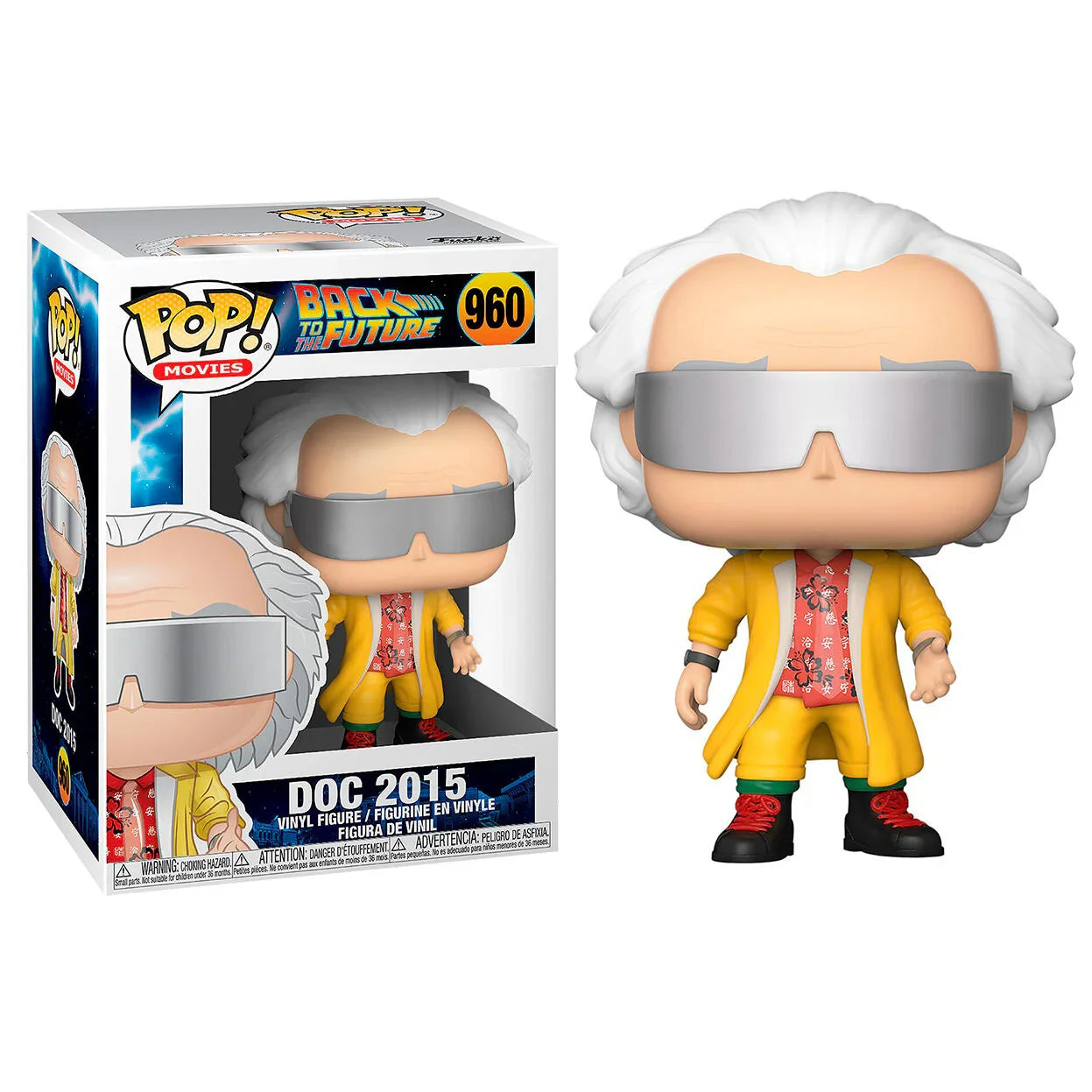 Funko Pop! Back To The Future Doc 2015 - Figura da Collezione Vinyl Nerdscape