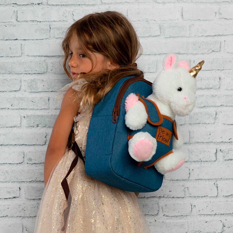 Tiara Unicorn backpack with plush toy 26cm Nerdscape