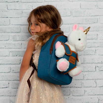 Tiara Unicorn backpack with plush toy 26cm Nerdscape