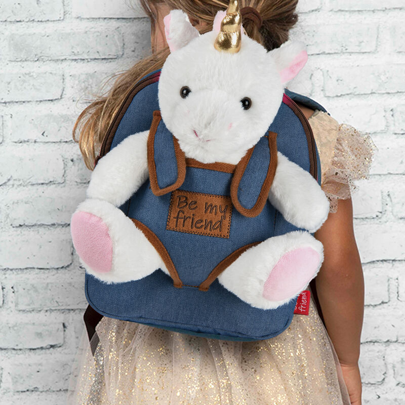 Tiara Unicorn backpack with plush toy 26cm Nerdscape