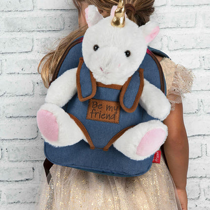 Tiara Unicorn backpack with plush toy 26cm Nerdscape