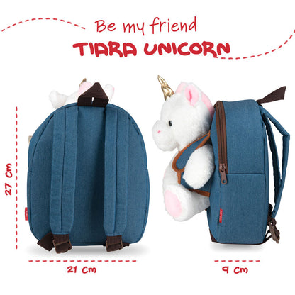 Tiara Unicorn backpack with plush toy 26cm Nerdscape