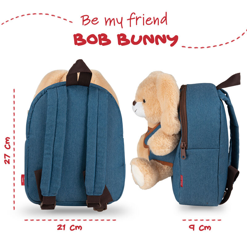 Bob Bunny backpack with plush toy 26cm Nerdscape