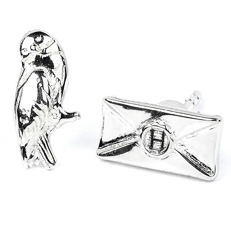 Harry Potter Hedwig Silver Plated Stud Earrings - Nerdscape Nerdscape