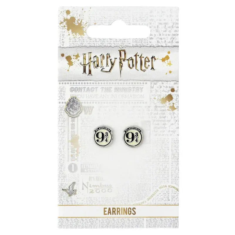 Harry Potter Platform 9 3/4 Silver Plated Stud Earrings - Nerdscape Nerdscape