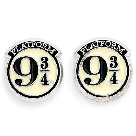 Harry Potter Platform 9 3/4 Silver Plated Stud Earrings - Nerdscape Nerdscape