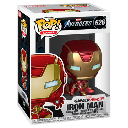 POP figure Marvel Avengers Game Iron Man Stark Tech Suit Nerdscape
