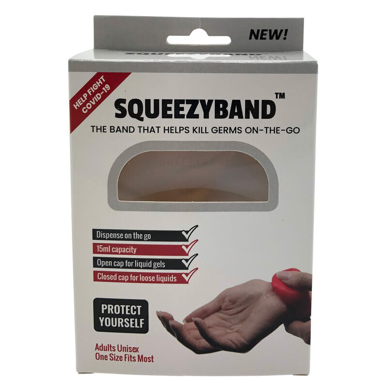 Transparent Adjustable Gel Dispenser Adult Bracelet Nerdscape