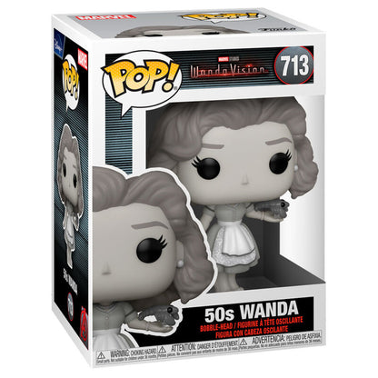 Funko Pop! WandaVision Wanda 50s - Figura da Collezione Vinyl Nerdscape