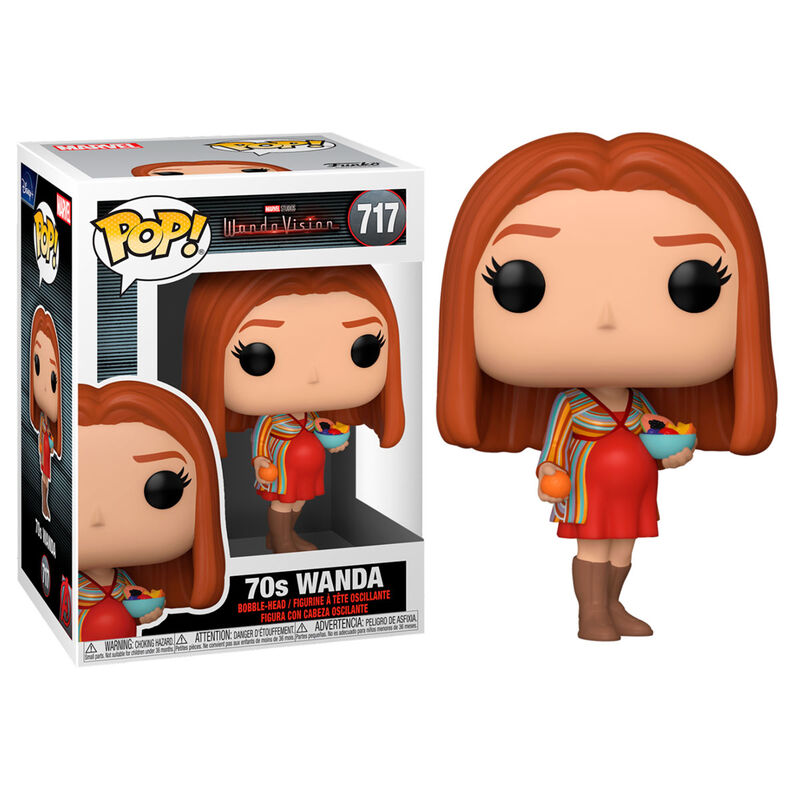 Funko Pop! WandaVision Wanda 70s - Figura da Collezione Vinyl Nerdscape