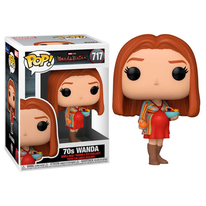 Funko Pop! WandaVision Wanda 70s - Figura da Collezione Vinyl Nerdscape