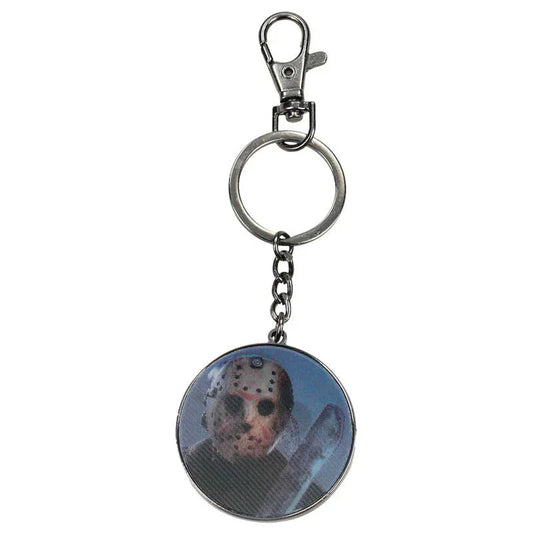 Freddy vs Jason Freddy and Jason lenticular keychain Nerdscape