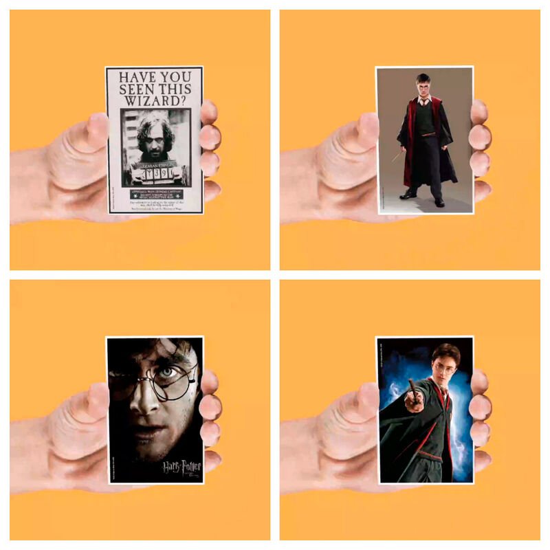 Harry Potter set of 4 assorted lenticular magnets - Nerdscape