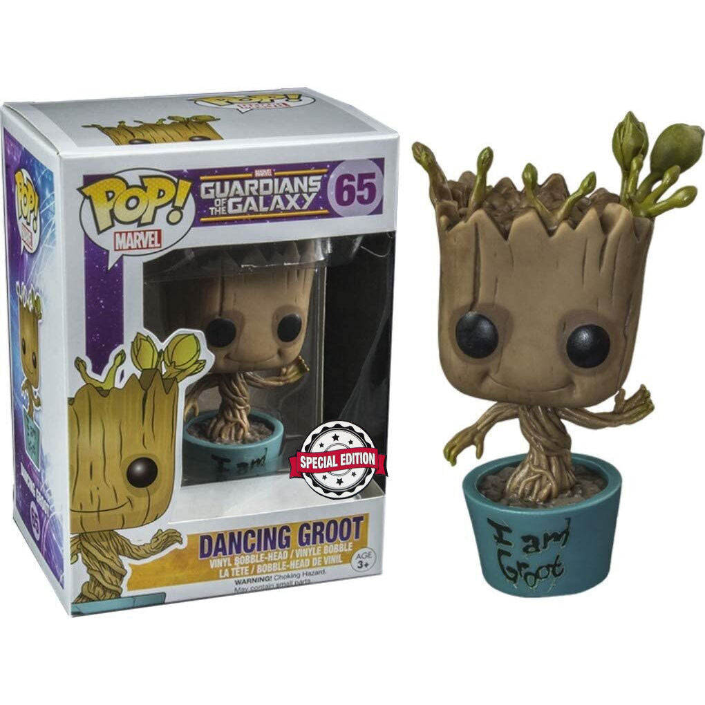 Funko Pop! Marvel Guardians of the Galaxy I Am Groot - Figura da Collezione Vinyl Nerdscape