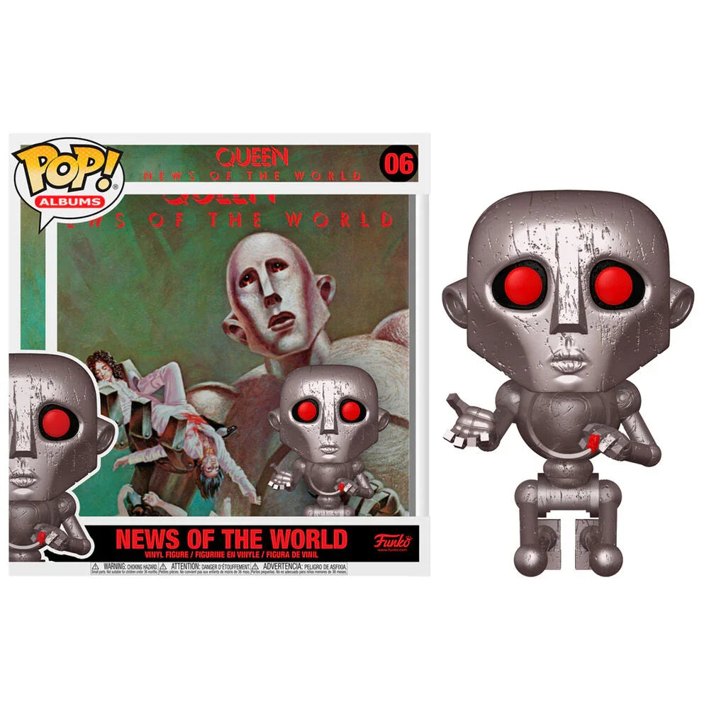 POP figure Queen News of the World with Album Case Nerdscape