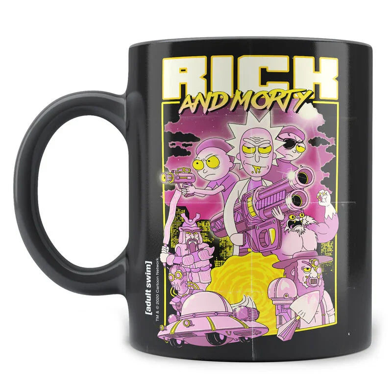 Rick and Morty Retro Poster mug Nerdscape