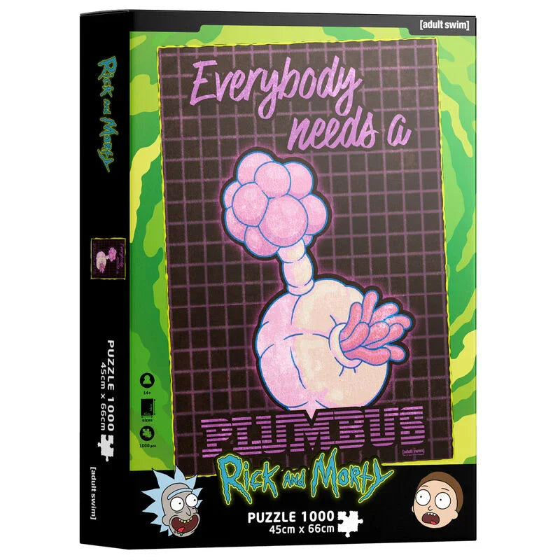 Rick and Morty Plumbus puzzle 1000pcs Nerdscape