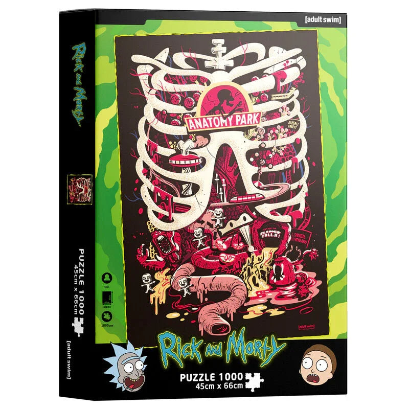 Rick and Morty Anatomy Park puzzle 1000pcs Nerdscape