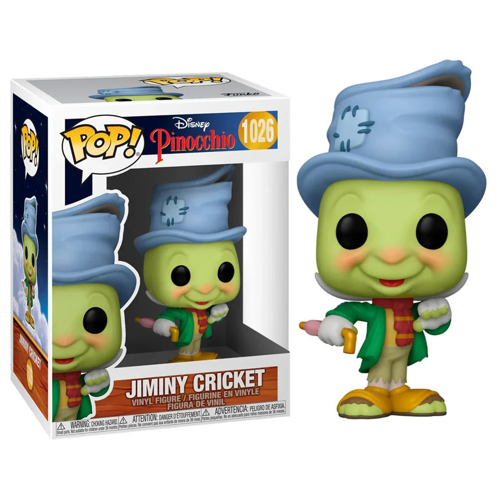POP figure Disney Pinocchio Street Jiminy Cricket Nerdscape