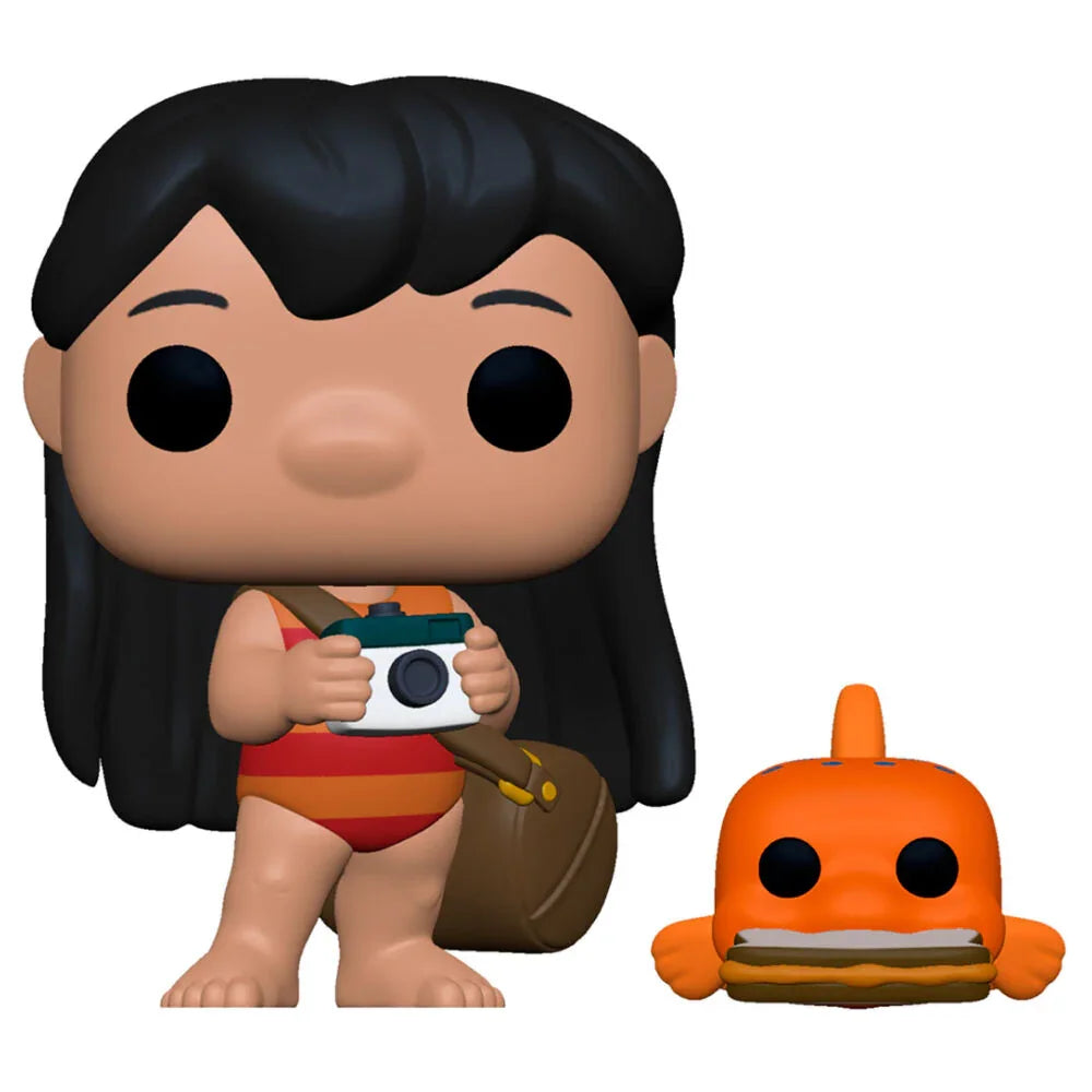 Funko Pop! Lilo and Stitch Lilo con Pudge - Figura da Collezione Vinyl Nerdscape