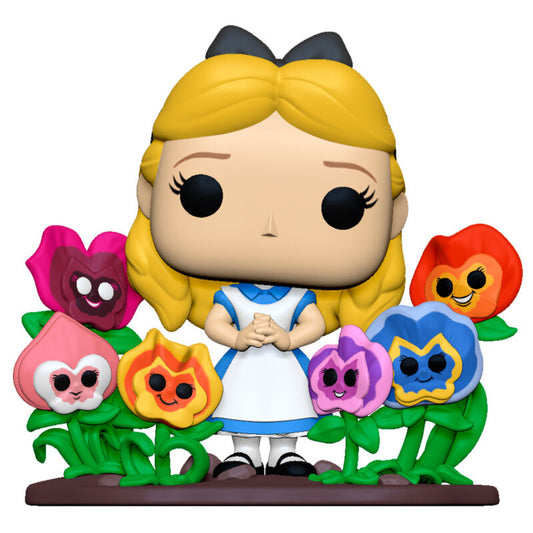 Figurine POP Disney Alice au pays des merveilles 70e anniversaire Alice avec des fleurs
