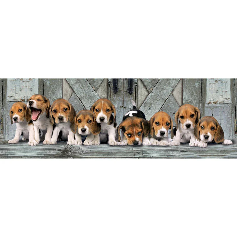 Beagles Panorama puzzle 1000pcs Nerdscape