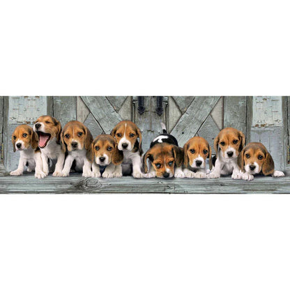 Beagles Panorama puzzle 1000pcs Nerdscape