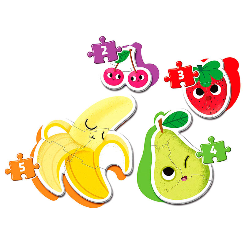 Fruits My First Puzzle 2-3-4-5pcs Nerdscape