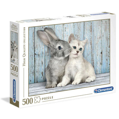 Cat and Bunny puzzle 500pcs Nerdscape