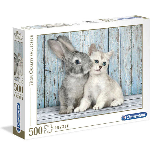 Cat and Bunny puzzle 500pcs Nerdscape