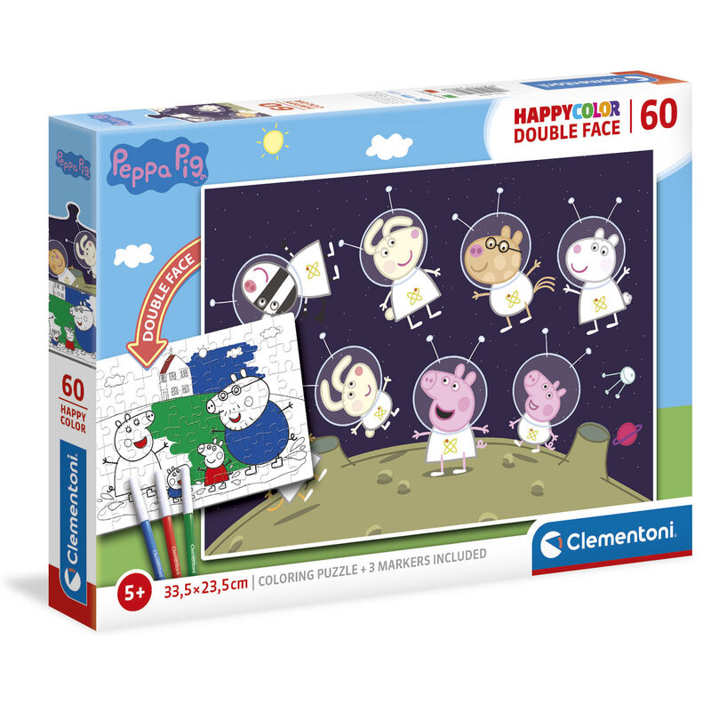 Peppa Pig Happy Color puzzle 60pcs Nerdscape