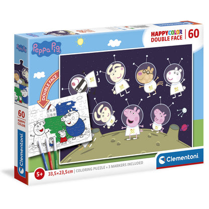 Peppa Pig Happy Color puzzle 60pcs Nerdscape