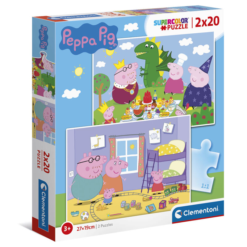 Peppa Pig puzzle 2x20pcs Nerdscape
