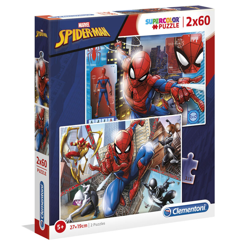 Marvel Spiderman puzzle 2x60pcs Nerdscape